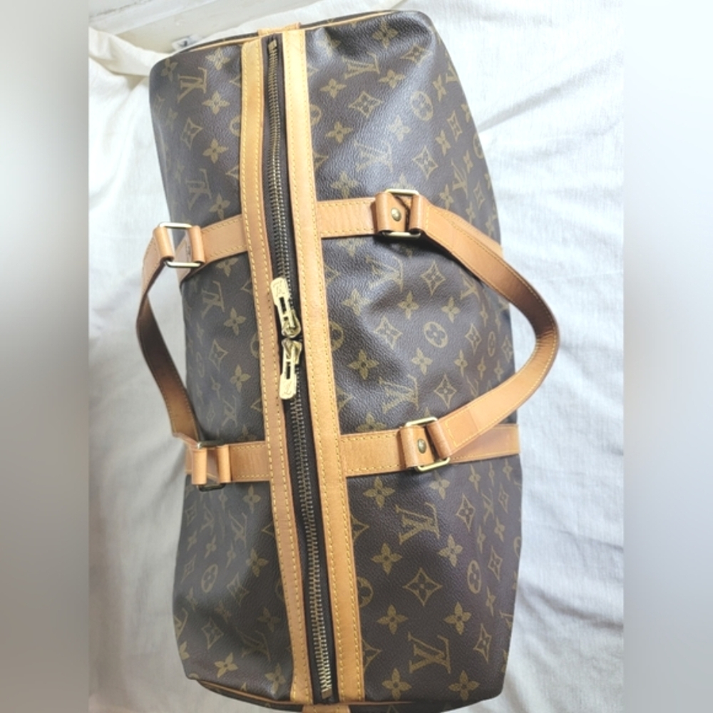 Auth💞Louis Vuitton Sac Souple 45 Monogram Coated Canvas Travel Bag - Picture 6 of 14
